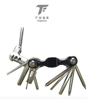 Kit Ferramentas 12 funções chave corrente de bike