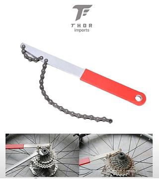 Chave de fixação de cassete com corrente