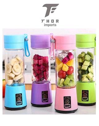 Mini liquidificador portátil e recarregável