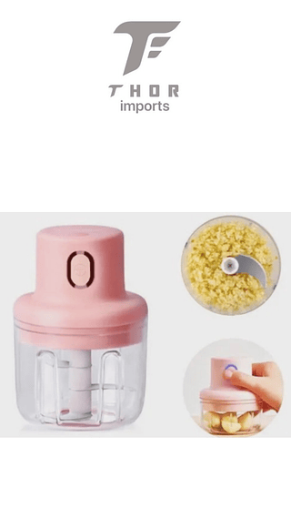 Mini processador recarregável 250ML três laminas