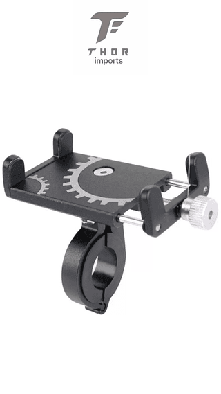 Suporte Para Celular Gps Bike Bicicleta E Moto Em Alumínio