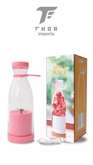 Garrafa Portátil Mini Processador