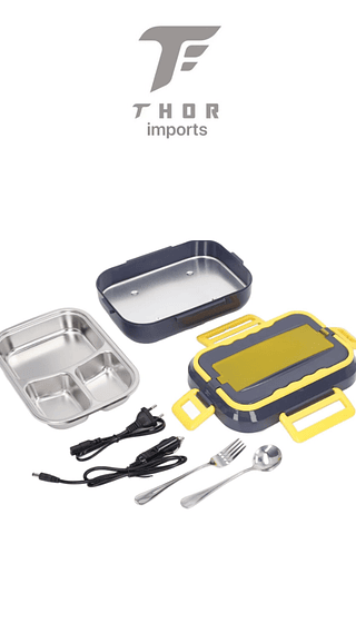 Marmita Elétrica de inox saída veicular/tomada