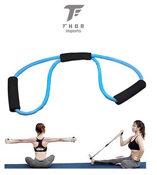 Elástico extensor formato de oito, multifuncional