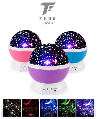 Luminária Infantil Projetor de estrela/abajur