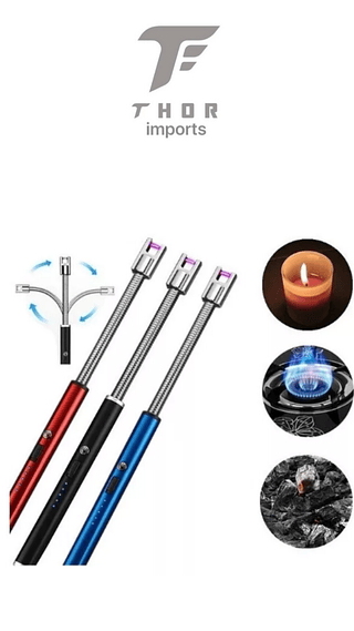 Acendedor Eletrico recarregavel