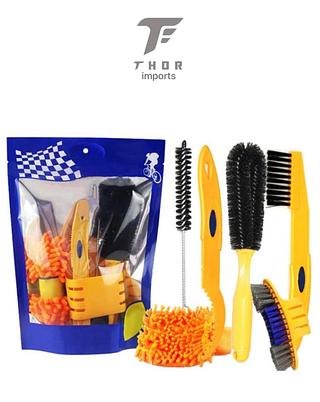 Kit limpeza para Bike com 6 Peças