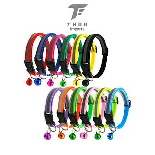 Coleira Ajustável Refletiva Para Filhotes