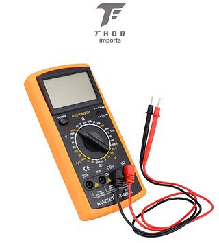 Multímetro Digital com Display LCD e Cabo